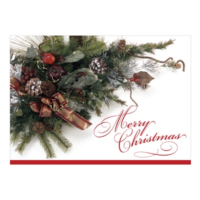 Christmas Greenery Gift-a-Tree Card