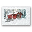 Red Covered Bridge Card
