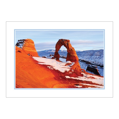 Arch in Winter Card