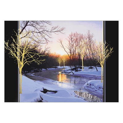 Winter Sunrise on Sugar River Card