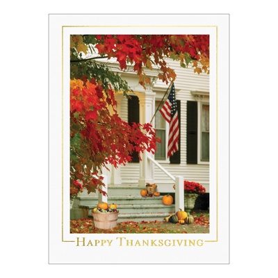 Patriotic Harvest Card