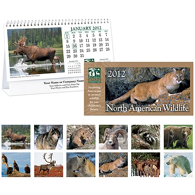 North American Wildlife 2012 Desk Calendar