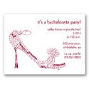 Bachelorette Shoe - Party Invitation