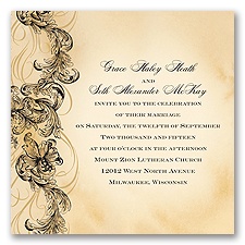Masterpiece - Black - Invitation