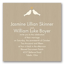 Rustic Charm - Invitation
