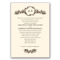 Flawless - Antique White - Invitation