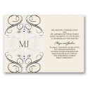 Eternal Flourish - Antique White - Invitation