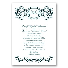 Ornate Date - Gem - Invitation