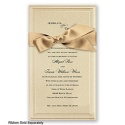 Gold Shimmer Border - Invitation