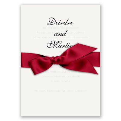 Modern Elegance Couple Script - Invitation