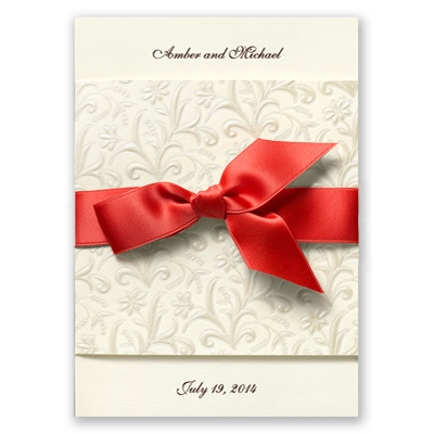 Taupe Duet - Invitation