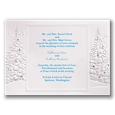 Winter Trees - Invitation