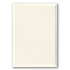 Triple Panel Ivory Invite  - DIY Invitation Kit