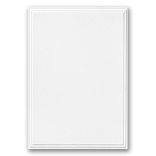 Triple Panel White Invite - DIY Invitation Kit