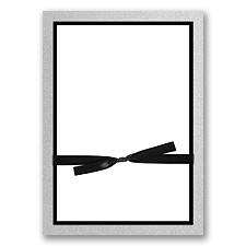 Black Stripe - DIY Invitation Kit
