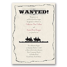 Wanted - Black - Invitation