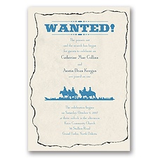 Wanted - Cornflower - Invitation