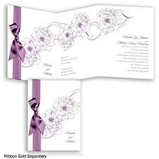 Dreamy Roses - Wisteria - Invitation