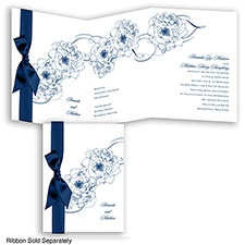 Dreamy Roses - Marine - Invitation