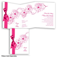 Dreamy Roses - Watermelon - Invitation