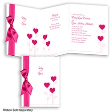 Heart's Garden - Watermelon - Invitation