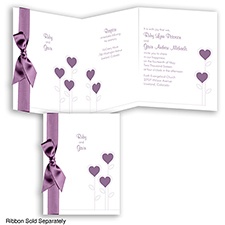 Heart's Garden - Wisteria - Invitation