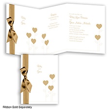 Heart's Garden - Golden - Invitation