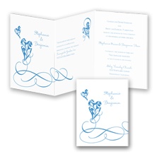 Hot Hearts - Cornflower - Invitation