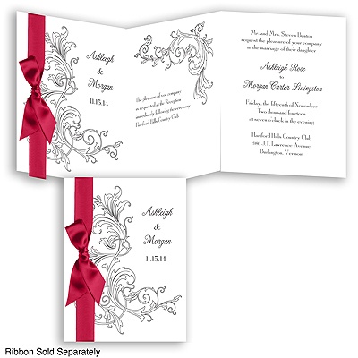 Romantic Filigree - Invitation