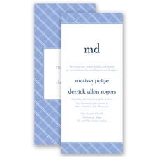 Classic Lines - Bluebird - Invitation