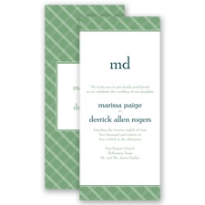 Classic Lines - Clover - Invitation