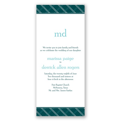 Classic Lines - Gem - Invitation