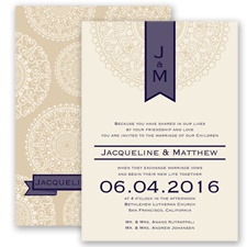Shangri Love - Lapis - Invitation