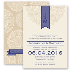 Shangri Love - Regency - Invitation