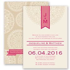 Shangri Love - Watermelon - Invitation