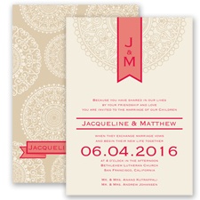 Shangri Love - Poppy - Invitation