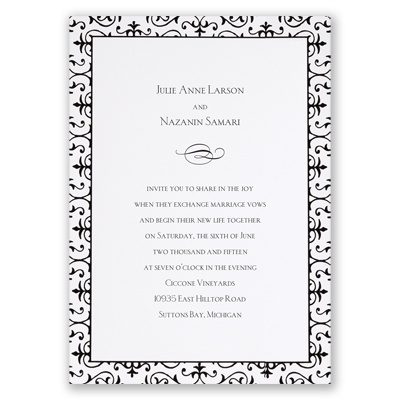 Dramatically Fashionable - Invitation