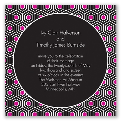Mod Gallery - Begonia - Invitation