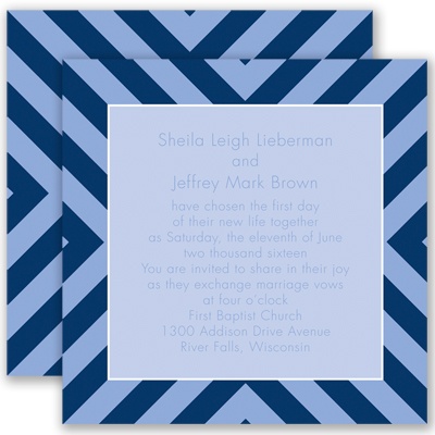 Center Stage - Bluebird - Invitation