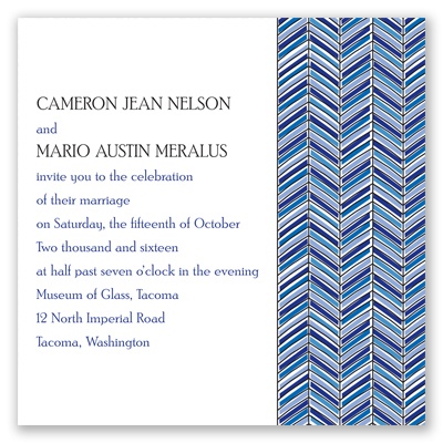 Wonderful Weave - Horizon - Invitation