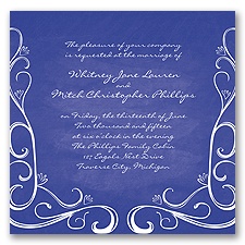 Fanciful Chalkboard - Regency - Invitation