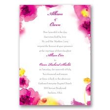 Bright Beauty - Begonia - Invitation