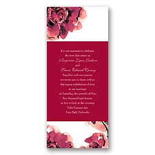 Abundant Color - Apple - Invitation