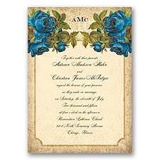 Antique Roses - Horizon - Invitation