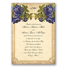 Antique Roses - Regency - Invitation