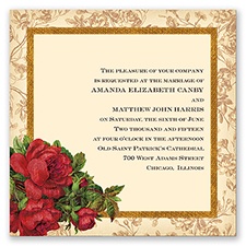 Rosie Romance - Apple - Invitation