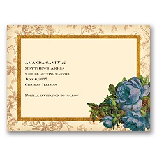 Rosie Romance - Lapis - Save the Date Card