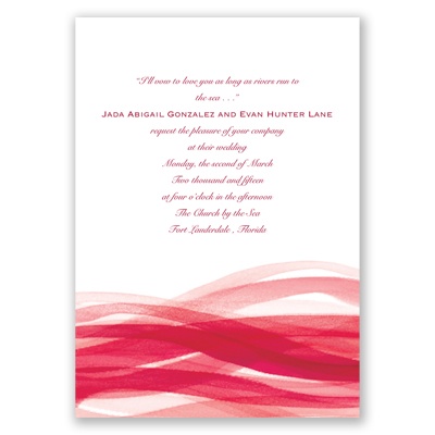 Entwined - Apple - Invitation