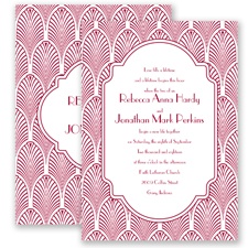 Deco Palms - Apple - Invitation