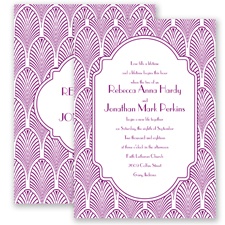 Deco Palms - Sangria - Invitation